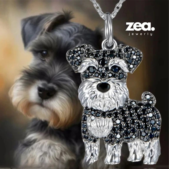 Collar para mujer Schnauzer Love