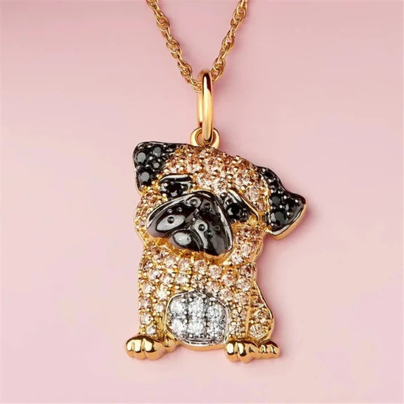 Collar para mujer Pug Love