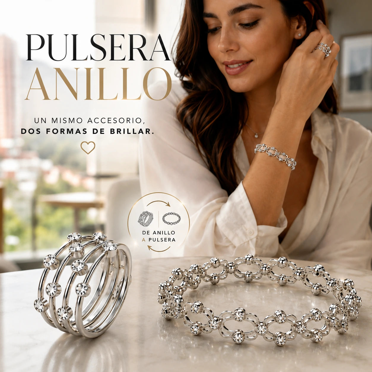 Pulsera Anillo Aura