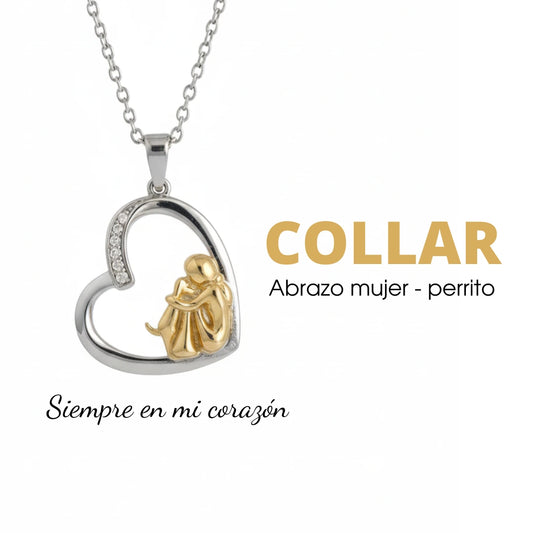 Collar abrazo eterno perrito