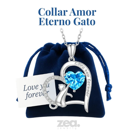 Collar Amor Eterno Gato